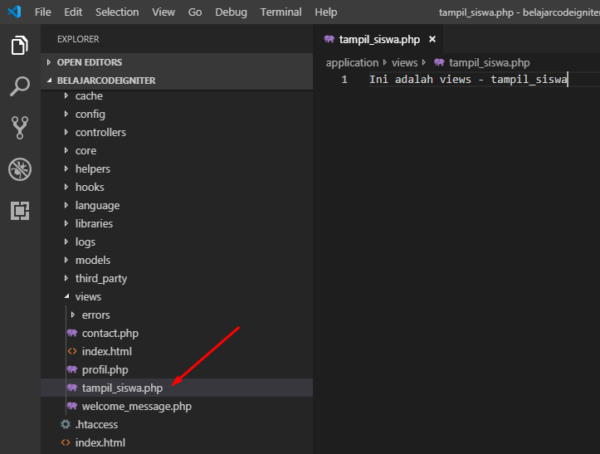 Tutorial Codeigniter Part 4 Cara Membuat Model View Dan Controller Di Codeigniter Warung 0571